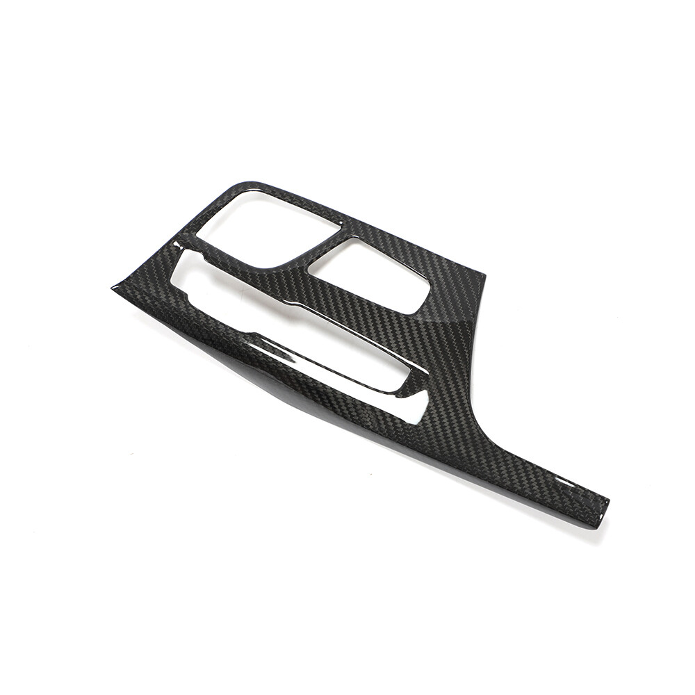 Dry Carbon Center Console Gear Shift Panel Trim For BMW G30 G31