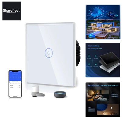 BSEED-Smart-WiFi-Berührungssensorschalter Neutrale Leitung benötigt Alexa und...