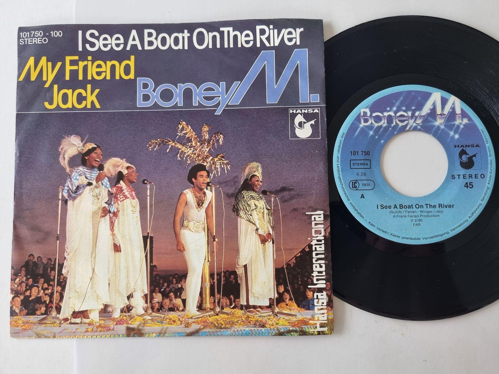 7"" Single Boney M. - I see a boat on the river/ My friend Jack Vinyl Germany