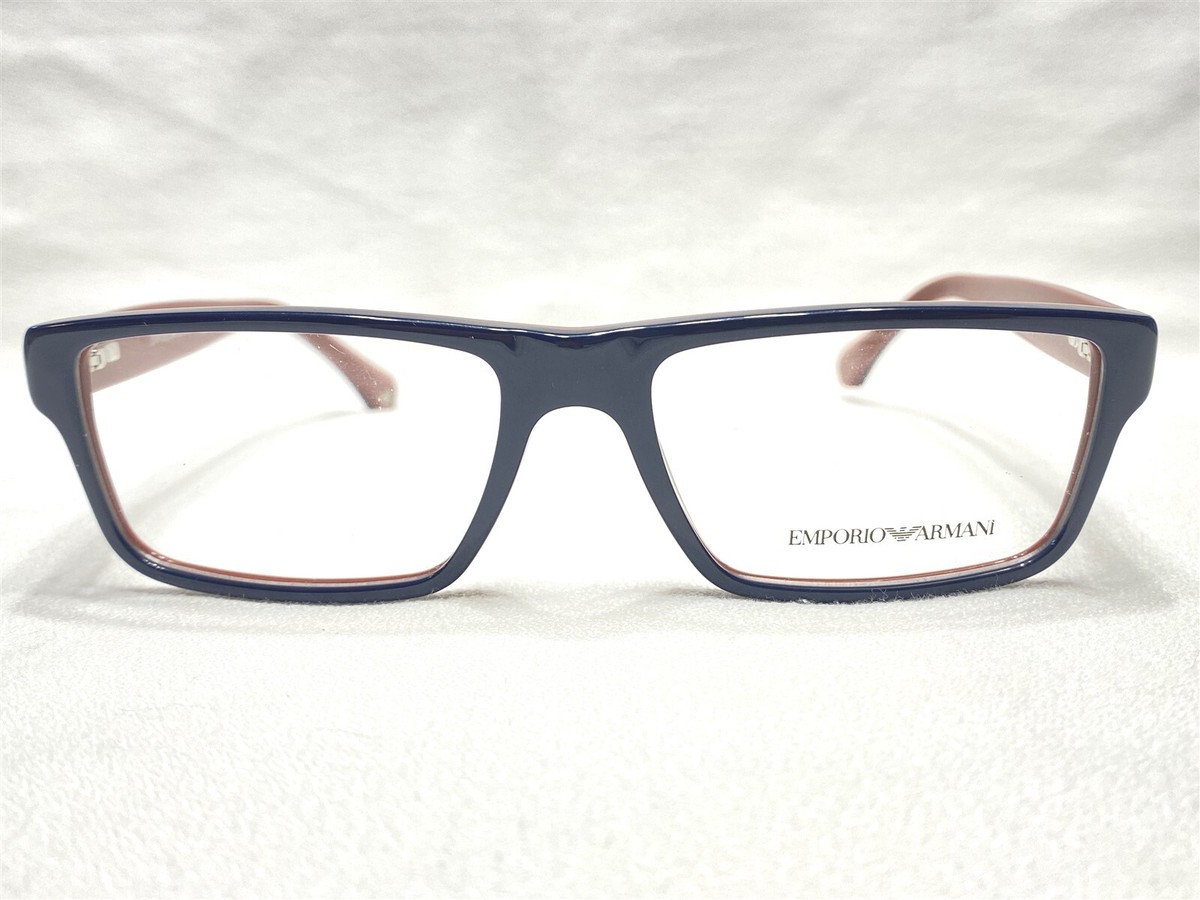 Emporio Armani EA3013 5104 Eyeglasses 52-16 140 Top Cypress Petroleum with Case Emporio Armani 0EK3013U Glasses in Clear/White | Target Optical main image 4