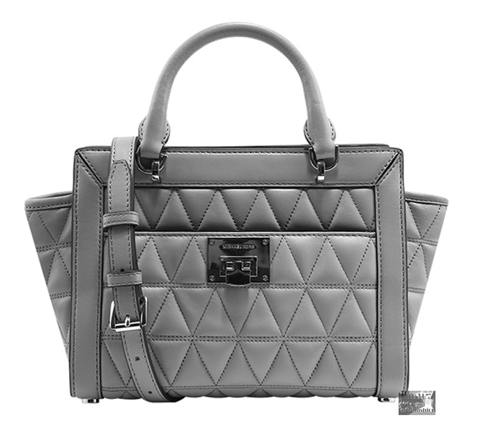 pearl gray michael kors bag