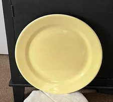 Vintage Taylor Smith & Taylor Lu-Ray pastels 14" platter in yellow Cottage