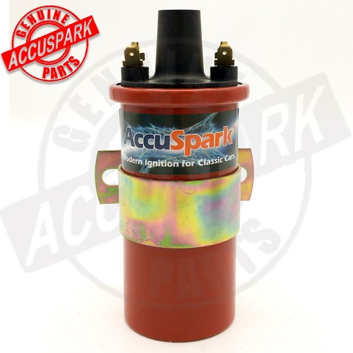 Hillman Imp AccuSpark RED 12 Volt Sports Ignition coil as Lucas DLB105 - Picture 2 of 8