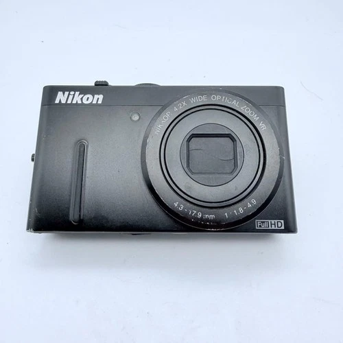 Nikon COOLPIX P300 Black 12.2MP 4.2x f/1.8 Digital Camera Flash Non-functional