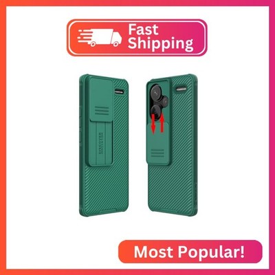 teroxa Compatible with Xiaomi Redmi Note 13 Pro Plus Case, Slide Cover Camera Le