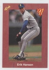 1991 Classic Update Red Travel Edition Erik Hanson #T22 1d5