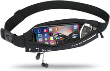 Slim Running Belt for Women Men,Runners Fanny Pack Phone Holder Running Pouch
