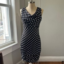 Polka Dot Guess Mini Bodycon Dress Size M Whymsy