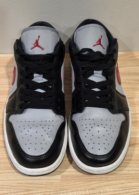 Jordan Air Jordan 1 Low Wolf Grey Gym Red Leather DC0774-062