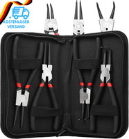 4 StüCk Sprengringzangen Set, Seegeringzange Set, Sicherungsringzangen, Segering