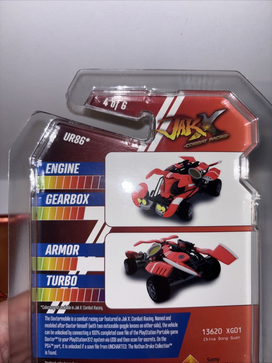 JAK X COMBAT RACING CAR DIECAST LIMITED RUN GAME UR86 & DAXTER