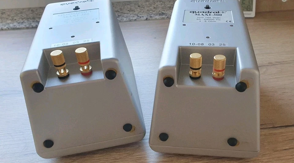 2 Quardral Boxen Maxi 300, silber, gebraucht, guter Zustand - Bild 4 von 4