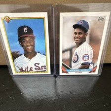 Topps Bowman Sammy Sosa White Sox Cubs 1990 #312 1993 #156 Card Lot