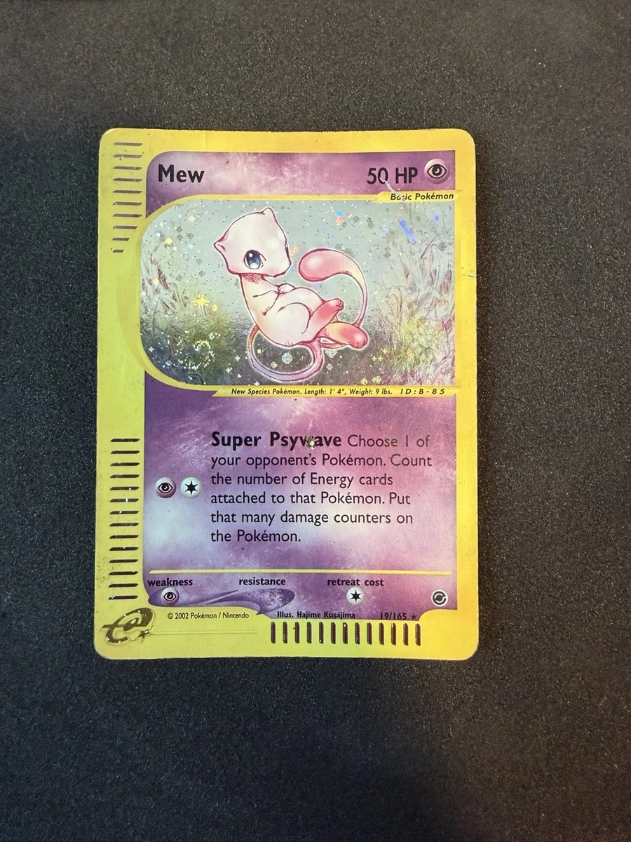 Mew Pokémon TCG Expedition Base Set Individual Collectible Card