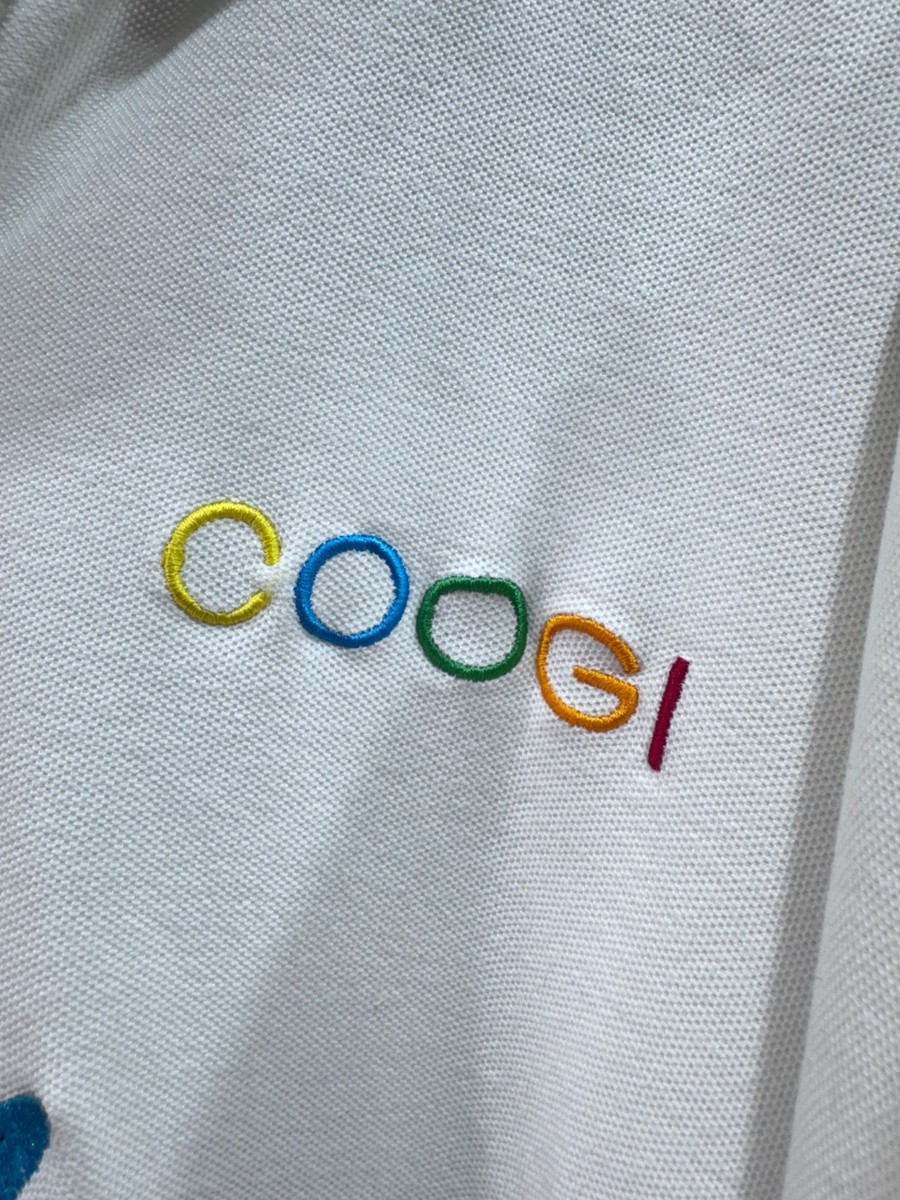Vintage COOGI Australia Embroidered Graphic Polo Shirt Mens Size L