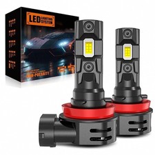 12V LED Headlight Bulbs, 6500K, 30,000 lm per pair , 150 W, with Cooling