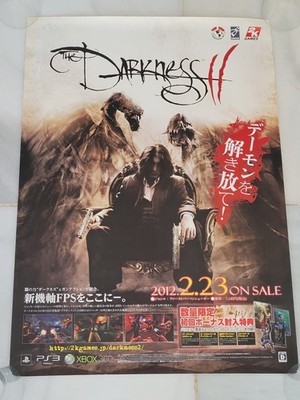 The Darkness 2 II PS3 Xbox 360 Official Store Promotional Japan B2 Poster