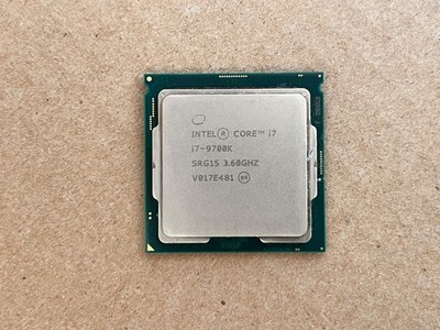 Intel CORE i7 SRELT 9th Gen i7-9700K 3.60GHz 8-Core 12M LGA1151 CPU Processor