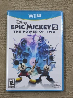 Disney Epic Mickey 2 The Power of Two Wii U 2012, Brand New SEALED, Nintendo