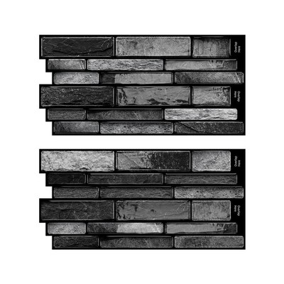 3D Textured Peel and Stick Backsplash Tiles - 20 Sheets 9.69''x4.72'' Waterproo...
