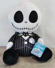 Disney The Nightmare Before Christmas 12 Jack Skellington Weighted Plush NWT