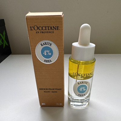 L'OCCITANE Karite 4% Shea Bi-Phase Hydrating Face/Neck Serum 1 fl oz