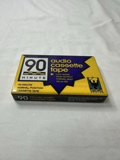 New Audio Cassette 1 Pack Sealed 90 Minute Low Noise