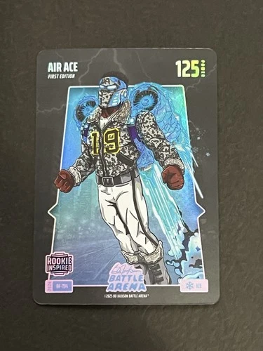 2026 Bo Jackson Battle Arena #BF-194 `AIR ACE` Ace Bailey Ice Battlefoil RC