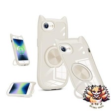 NUEVA Funda Smartphone Transparente Diseño Oreja de Gato para iPhone 6/6s Simple y De Moda