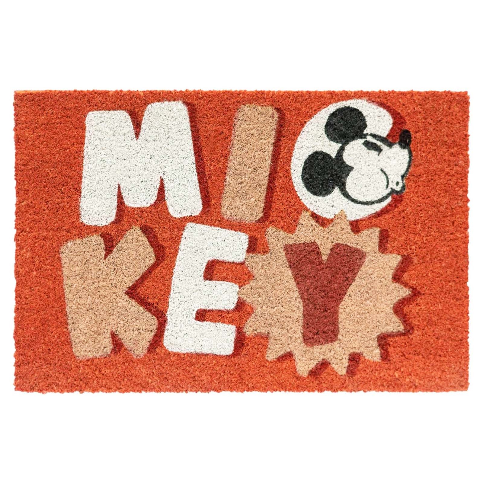 Disney, Felpudo decorativo de 60x40 cm con motivo de Mickey Mouse antideslizante