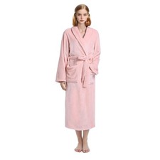 Plush Soft Robes for Women, Premium Fleece Womens Robe Cozy Warm Bathrobe, Li...