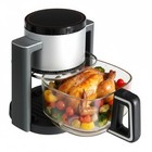 10-in-1 Glass Air Fryer – 4.7QT Non-Toxic Air Fryer with Rapid Air Crisp