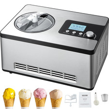Macchina per Gelato Elettrica Casalinga Con Schermo LCD, Potenza 180W, Capienza 