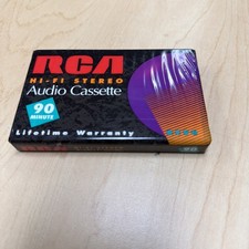 RCA Hi-Fi Stereo Audio Cassette 90 Minutes Sealed
