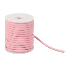 Nylon Elastic Cord, 1/4 Inch 21.87 Yard Stretchy Spandex Cord, Light Pink