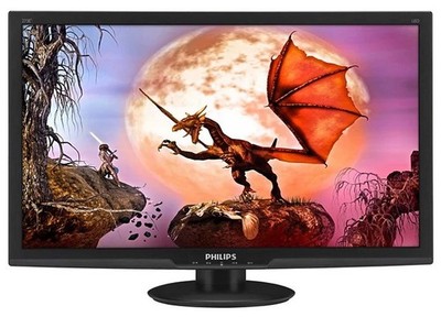 PHILIPS 273E3LSB 27'' Full HD 1080p LED Monitor - VGA DVI Ports