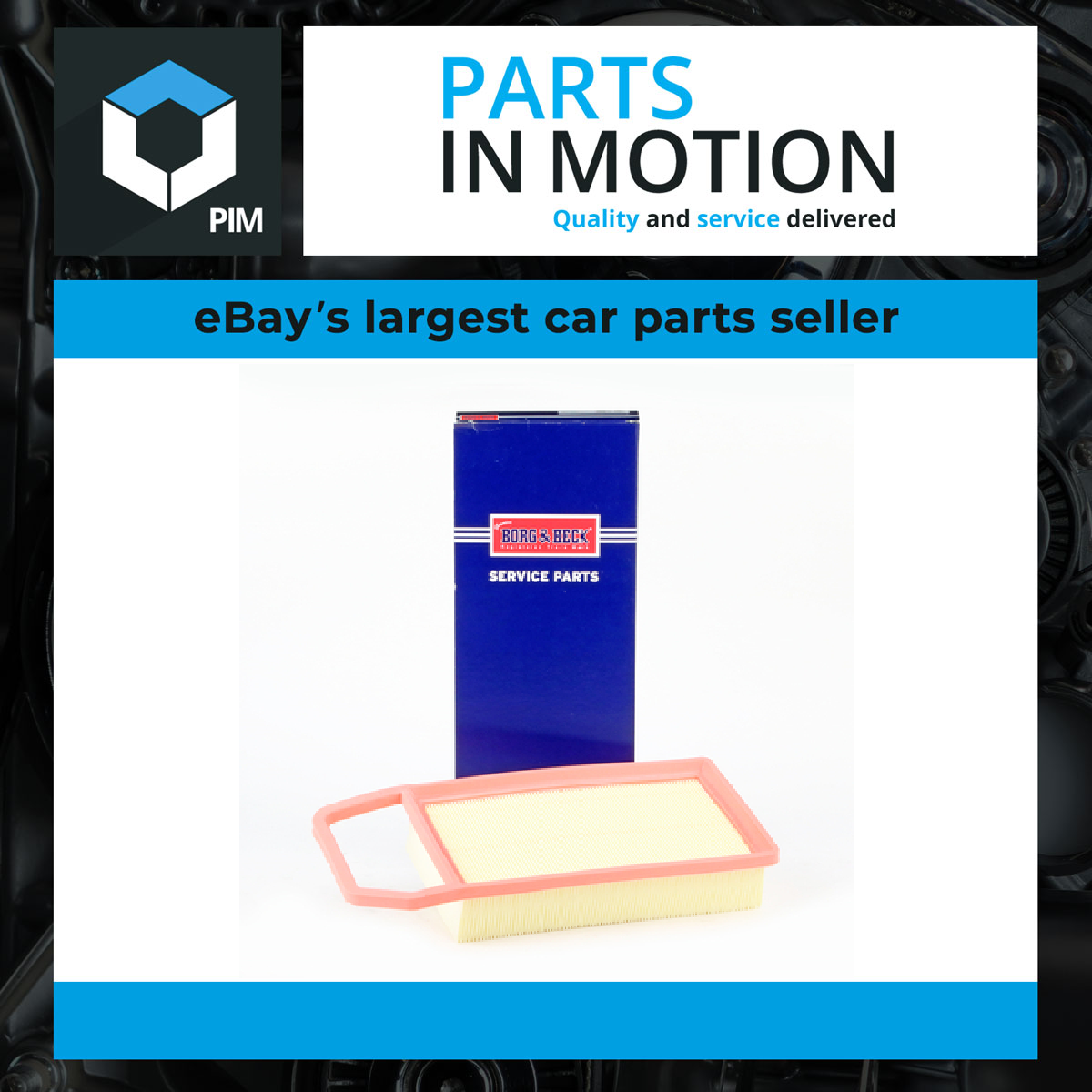 Air Filter BFA2197 Borg & Beck 1444EZ 1444FN 1444VP 1444CV 1444CX Quality New
