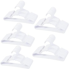100 pcs White Baby Nursery Closet Hangers,Non-Slip Laundry Infant Pant Hanger...