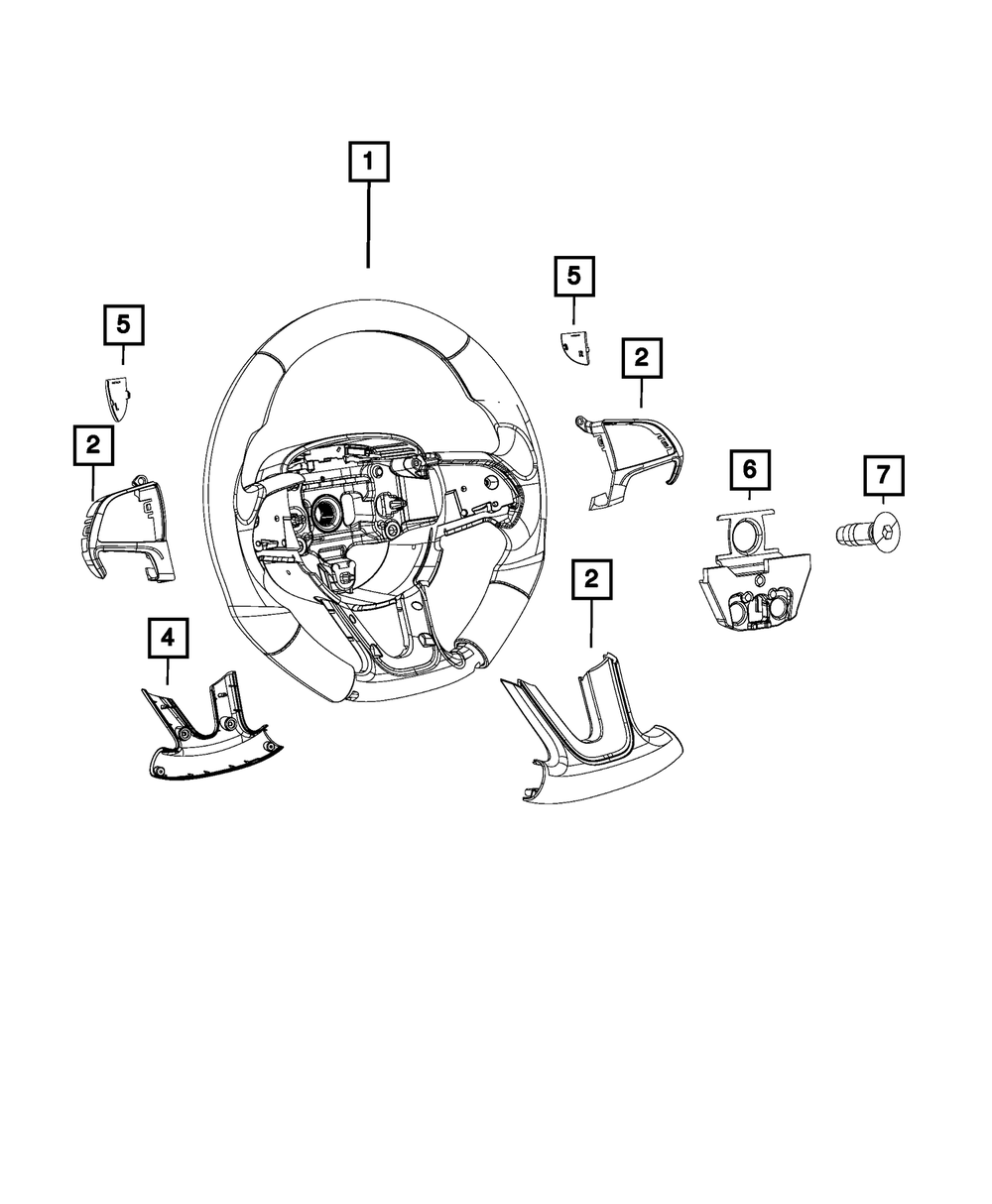 Genuine Mopar Steering Wheel 8AP86VY3AA