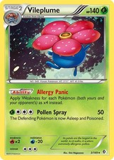 TCG - Vileplume - (BW Boundaries Crossed) 003/149 Rare Deck Exclusives