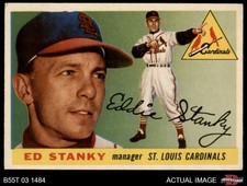 1955 Topps #191 Eddie Stanky Cardinals MANAGER 4.5 - VG/EX+