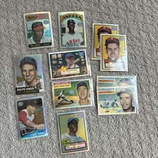 2001 Topps Archives Reserve Baseball Lot Of 11 Cards HOF All Stars Refractors