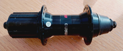 SHIMANO FH-RM60 FELGENBREMSE HINTERRADNABE TOURING GRAVEL 36 LOCH 135MM QR 8-9-10 GANG