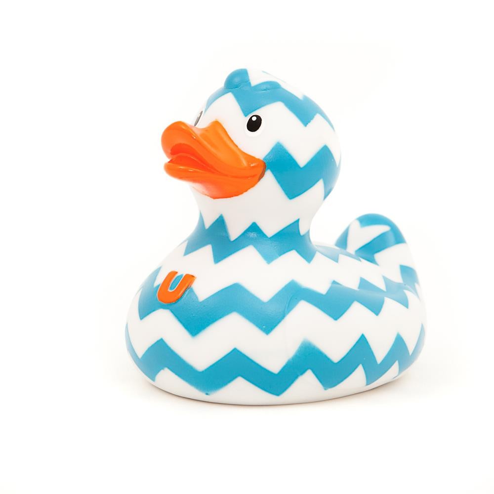 Bud Duck Rubber Ducks Novelty Mini Bath Tub Fun Toy Luxury Collectible Zigzag