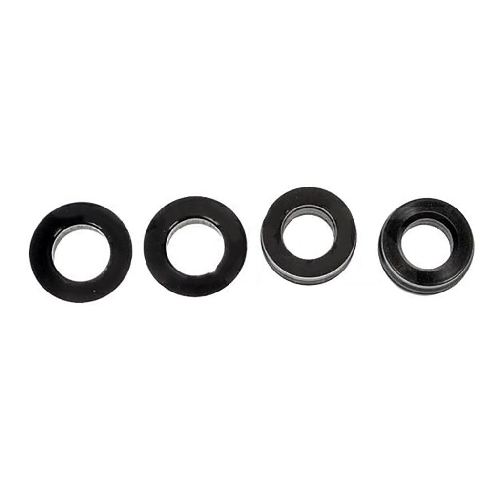For Ford F-150 2017 18 19 2020 Transmission Oil Cooler Line Seals 4 Pieces Black