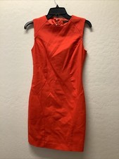 Zara Orange  Sheath Dress Size S