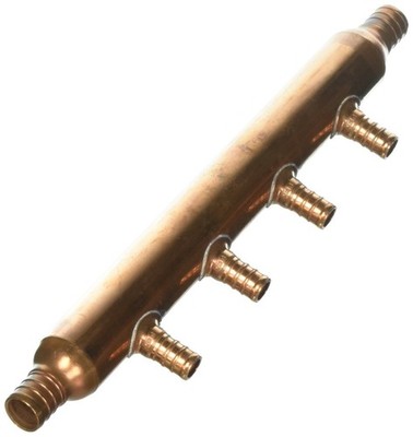 SharkBite 3/4''  x 1/2'' Open Copper PEX 4 Port Manifold Crimp 22786A