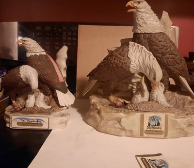 RARE Ski Country  Whiskey Decanter Birth Of Freedom EAGLE  GALLON  bottle 