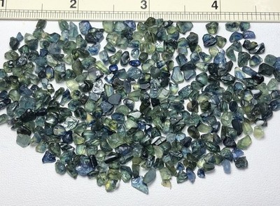 R26Gram /Rough Teal Bicolor Sapphire From Africa Mine, Ready For MM Size Cutting