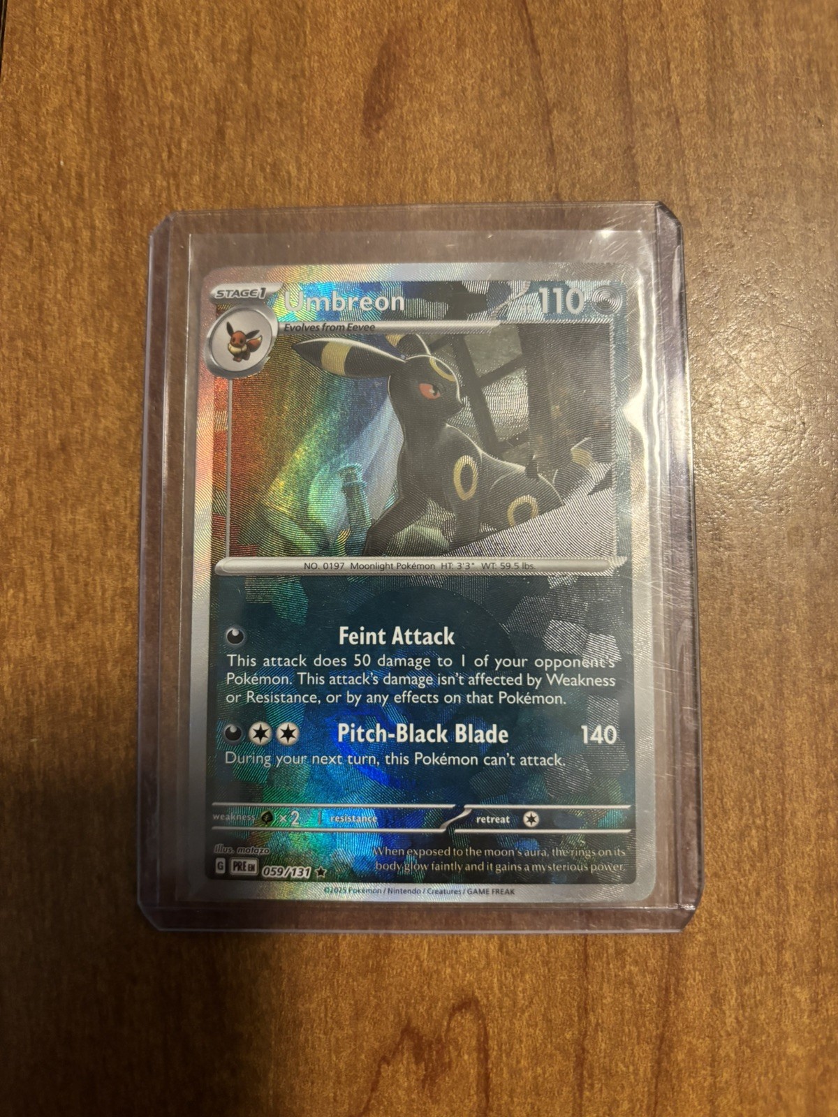Umbreon (Poke Ball Pattern) 059/131 SV: Prismatic Evolutions NM Pokemon Card TCG